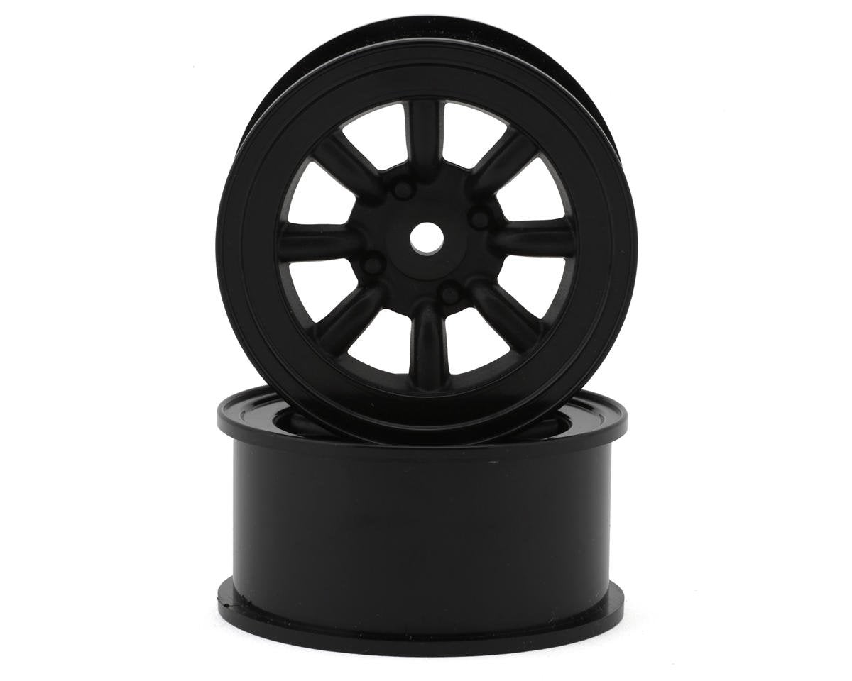 RS Watanabe 1/10 Drift Wheels (Black) (2) (2mm Offset)