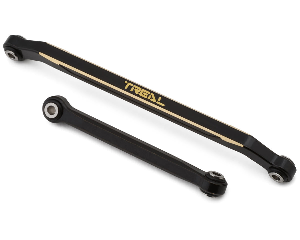 Redcat Ascent-18 Brass Front Steering Link Set (Black) (2) (13.1g)