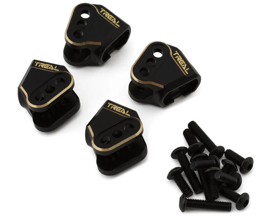 Redcat Ascent / Gen9 Brass Lower Link Mounts (Black) (x4) (44.4g)