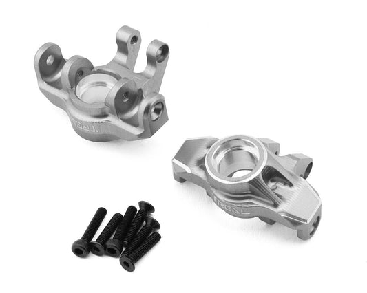 Arrma Typhon/Granite Grom 7075 Aluminum Steering Knuckles (Silver) (2)