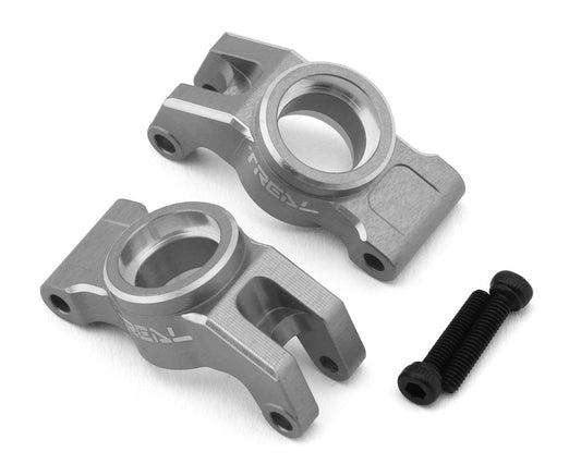Arrma Typhon/Granite Grom 7075 Aluminum Rear Hub Carriers (Silver) (2)