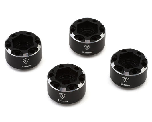 1.9" Beadlock Wheel Hub Extension Spacers (Black) (4) (12mm)