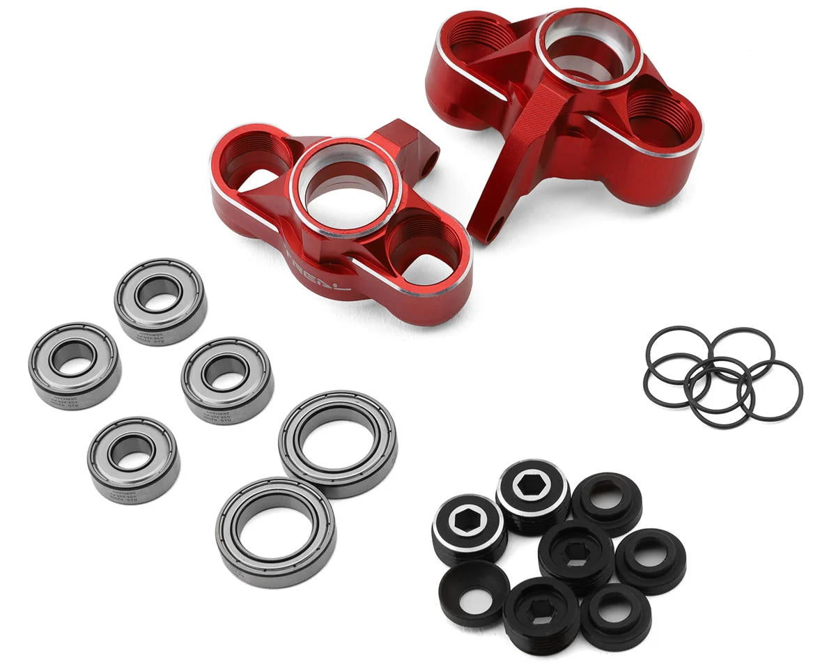 Arrma Kraton 6S EXB Aluminum Front Steering Knuckles (Red) (2)