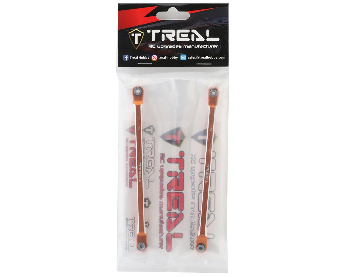 Axial RBX10 Ryft Aluminum Front Lower Links (Orange) (x2)