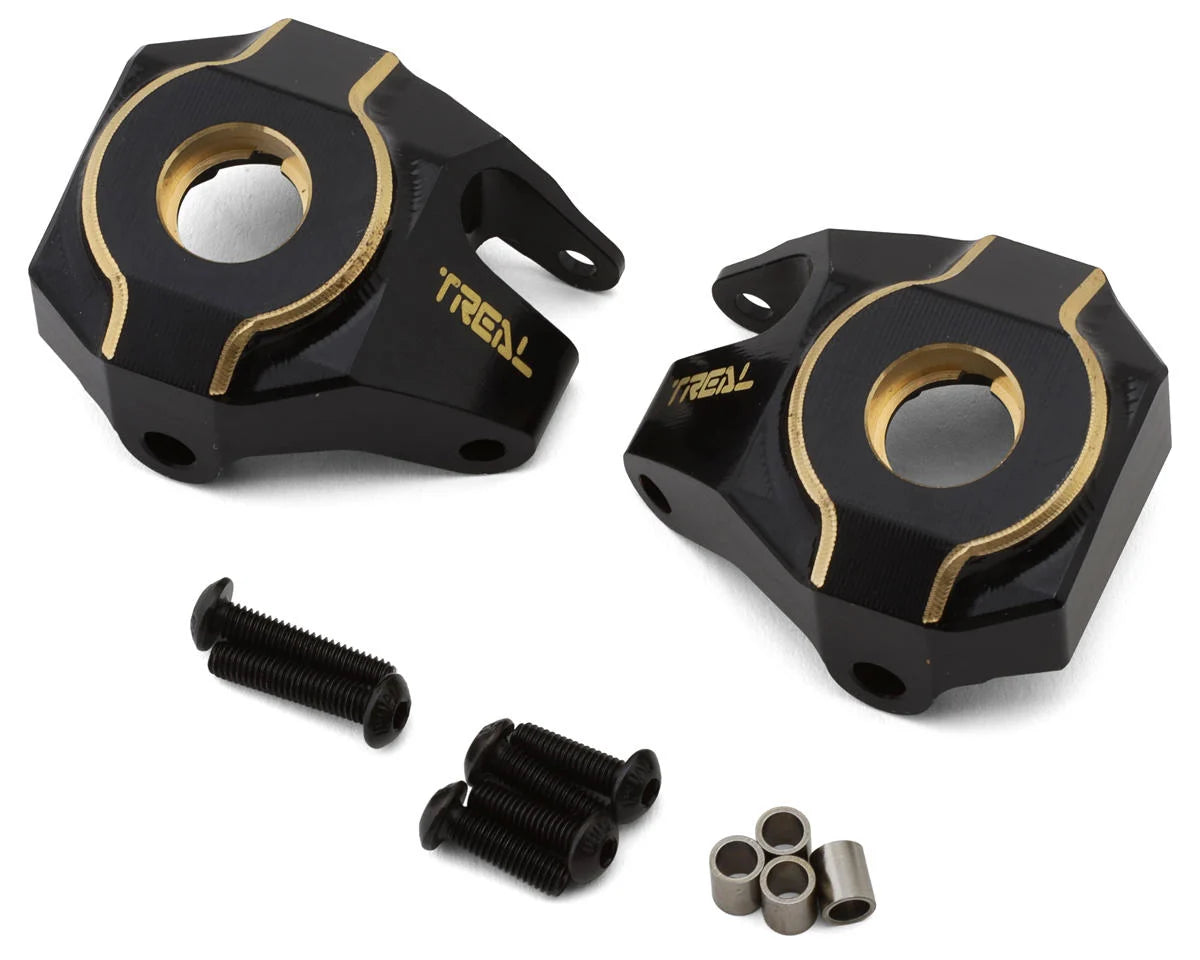 Axial SCX10 II Brass Steering Knuckles (Black) (2) (70g ea)