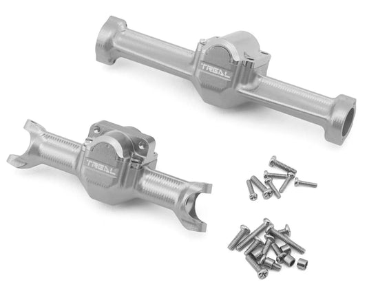 Axial SCX30 7075 Aluminum Front & Rear Axle Housings Set (Silver)