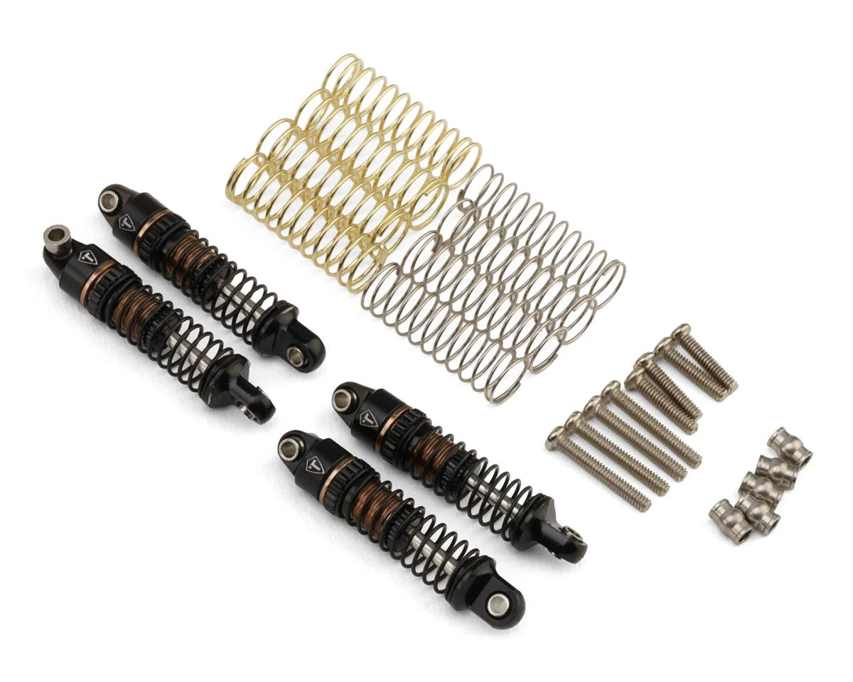 Axial SCX30 23mm Aluminum Threaded Oil-fillable Shocks (Bronze) (4)