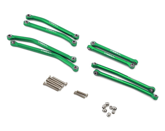Axial SCX30 Aluminum High Clearance Suspension Links Set (Green)