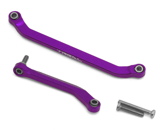 Axial SCX30 7075 Aluminum Steering Links Set (Purple)