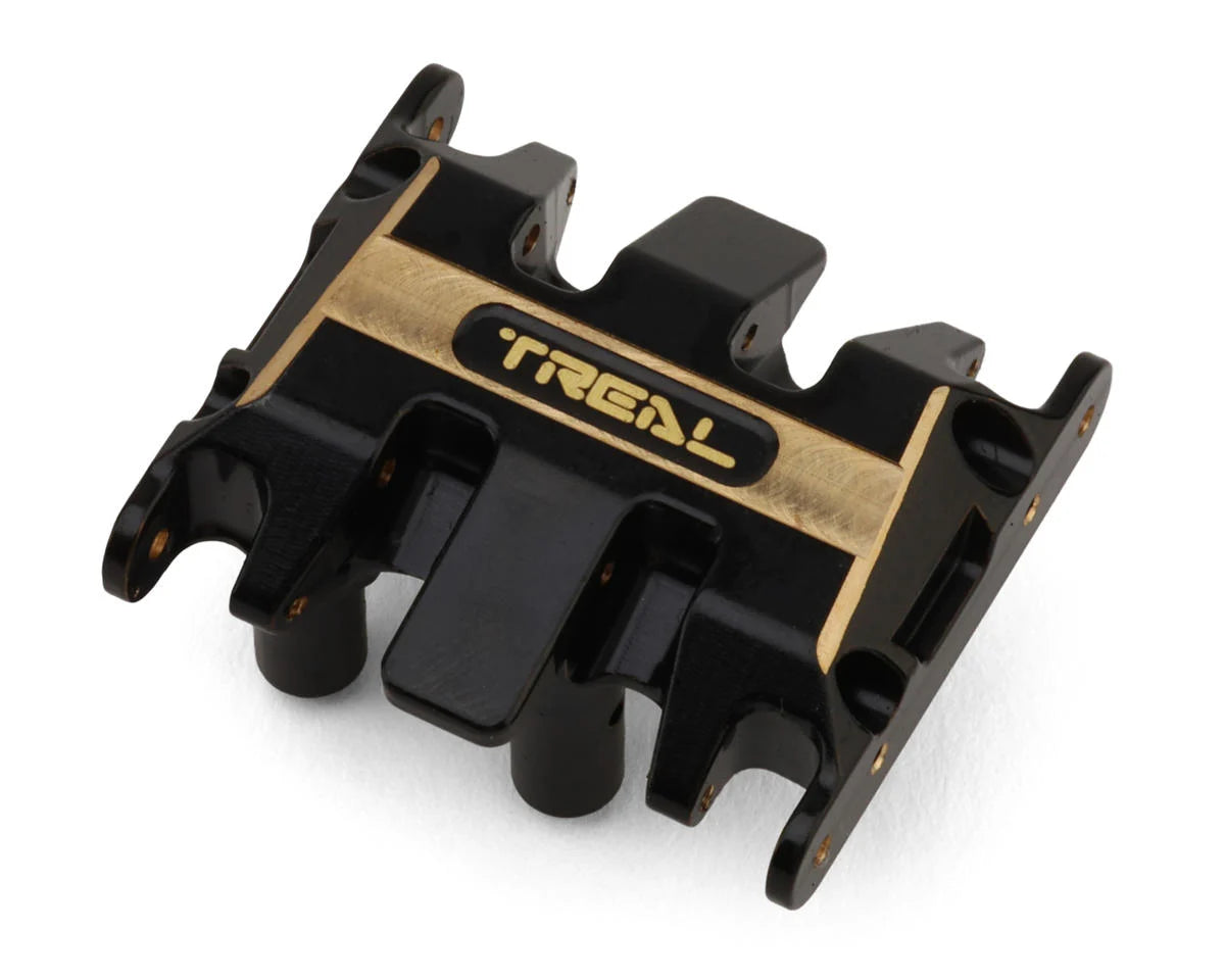 Axial SCX30 Brass Skid Plate (Black) (18.3g)