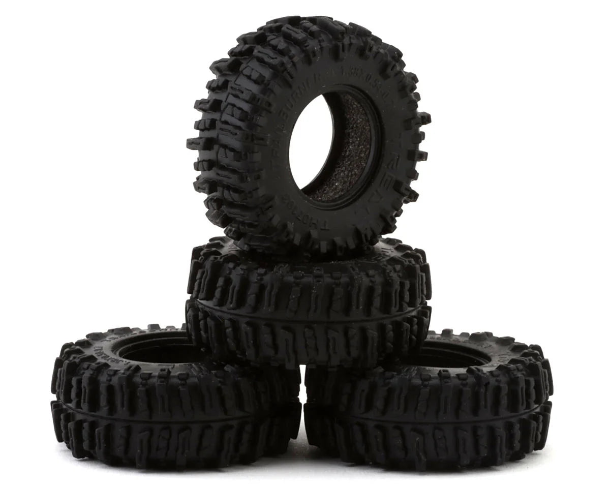 0.7" Trailburner MudVortex Micro Rock Crawler Tires (4) (SCX30/Ascent-32)