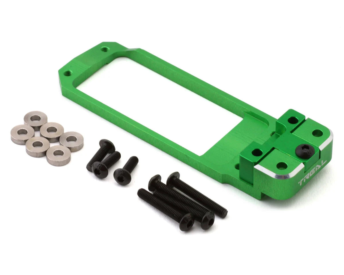 SCX6 Adjustable Aluminum Servo Mount (Green)