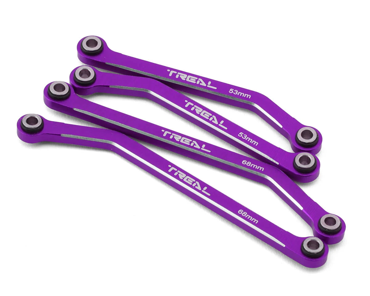 Aluminum High Clearance Lower Suspension Links for Traxxas TRX-4M (Purple) (4)