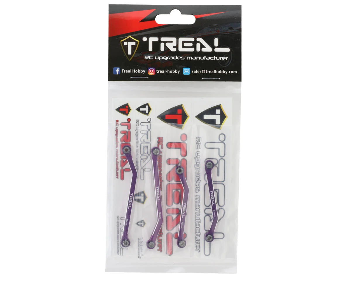 Aluminum High Clearance Lower Suspension Links for Traxxas TRX-4M (Purple) (4)