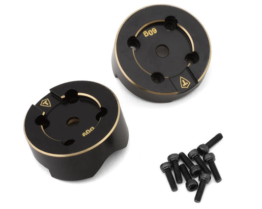 Axial UTB18 Brass Portal Covers (Black) (2)
