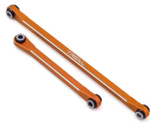 Axial UTB18 Aluminum Front Steering Linkage Set (Orange)