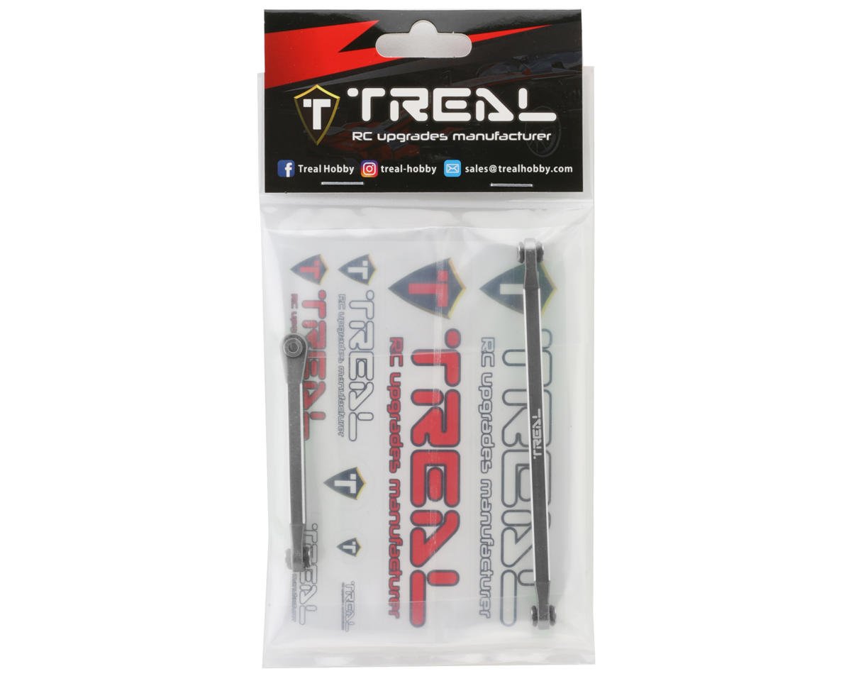 Axial UTB18 Aluminum Front Steering Linkage Set (Grey)