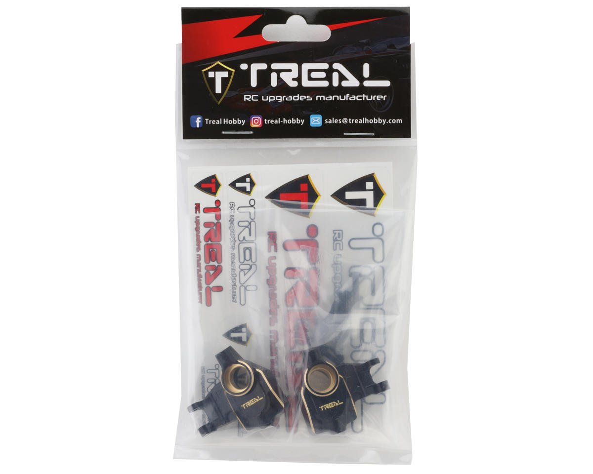 Axial UTB18 Brass Front Steering Knuckles (Black)