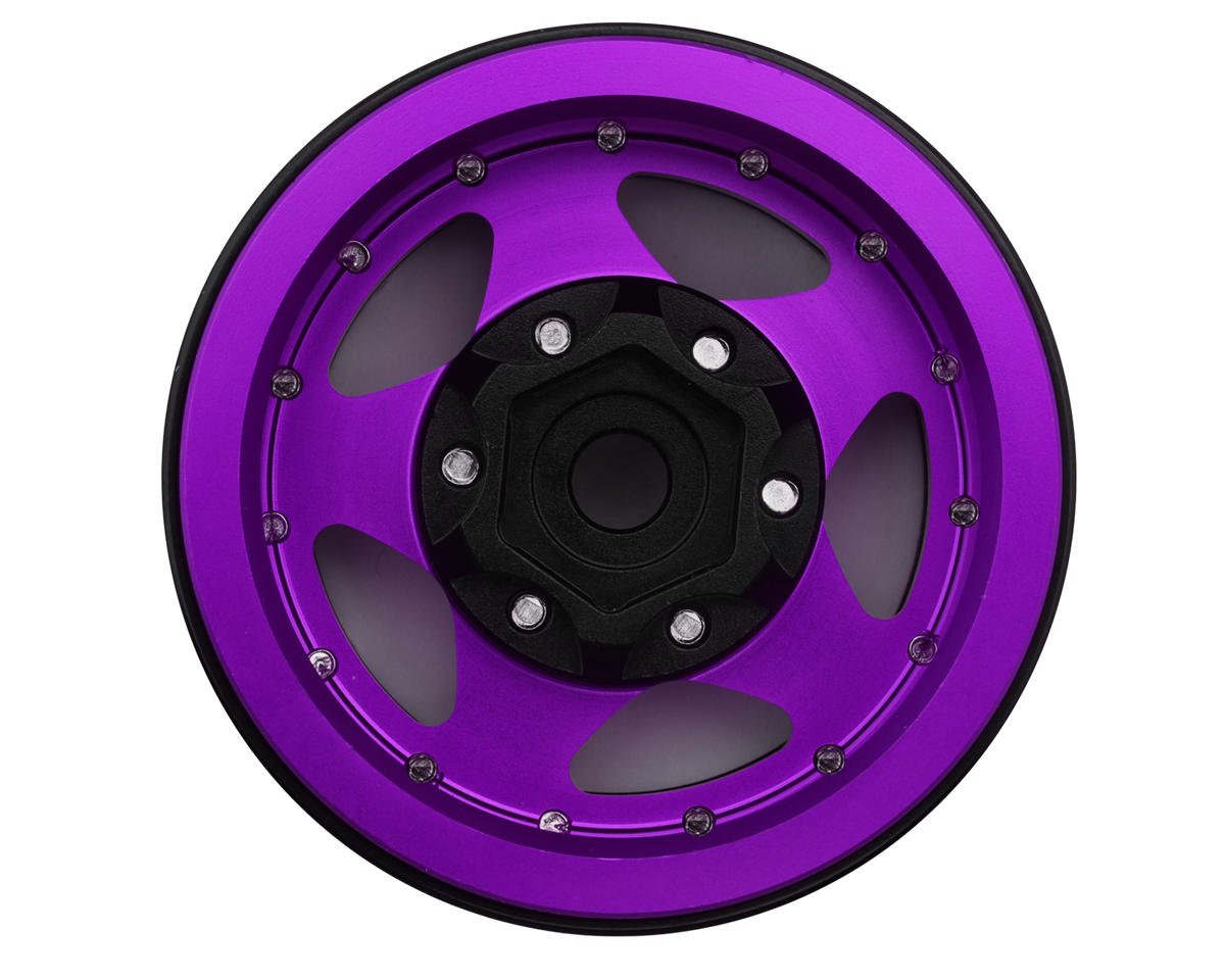 Type B 1.55" Classic 5-Spoke Beadlock Wheels (Purple) (4) (102.5g ea)