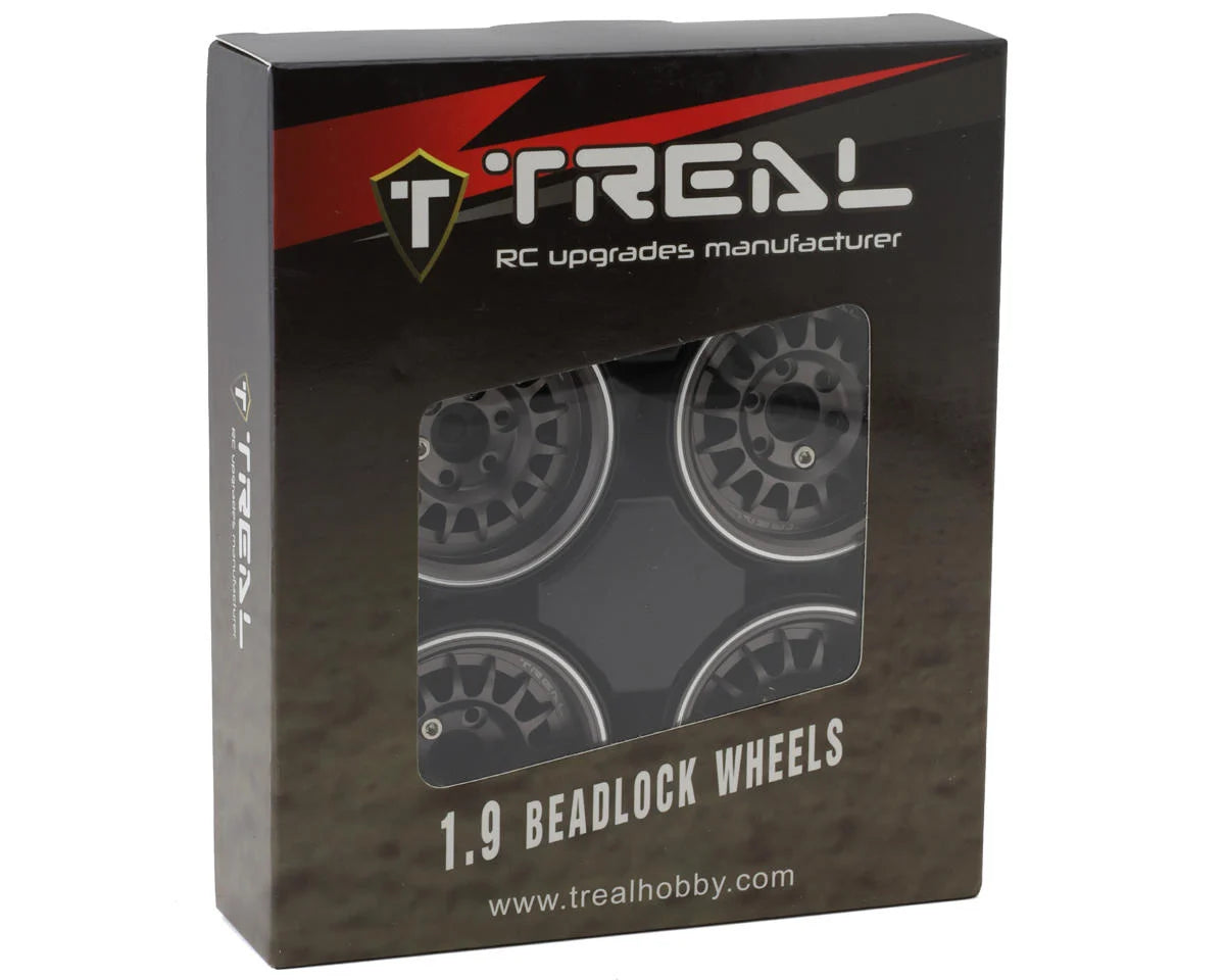 Type N 1.9" Multi-Spoke Beadlock Wheels (Grey) (4)
