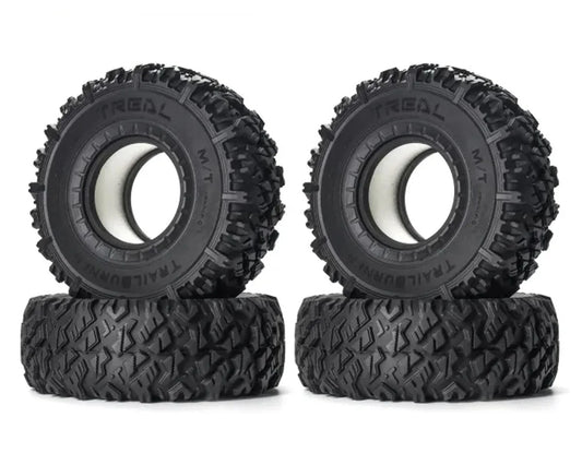 Trailburner 1.9" Crawler Tires (x4) w/Foam Inserts