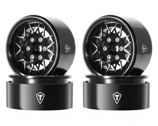 Type V 1.9" V-Spoke Beadlock Wheels (Black) (4)