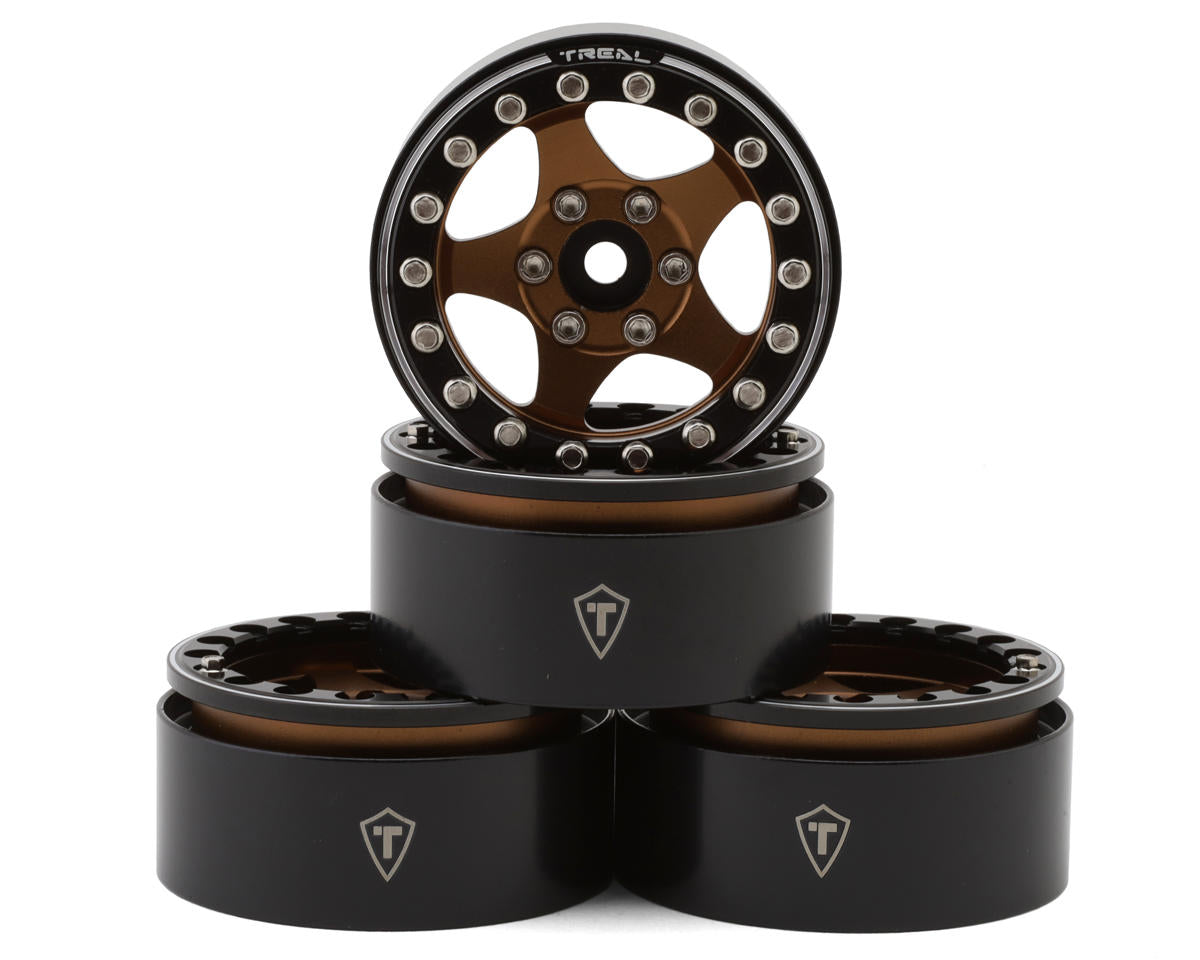 Type E 1.9" Classic 5-Spoke Beadlock Wheels (Bronze/Black) (x4)