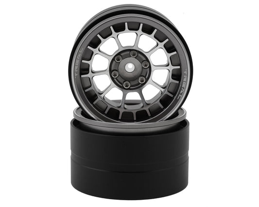 2.2" Beadlock Wheels (Titanium/Silver) (x2)