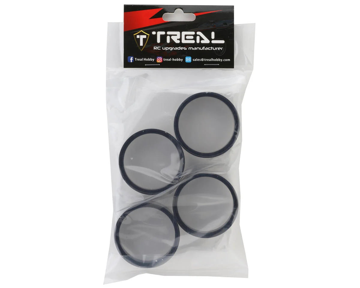 Treal 1.9" Heavy Iron Beadlock Wheel Rings (4) (78g)