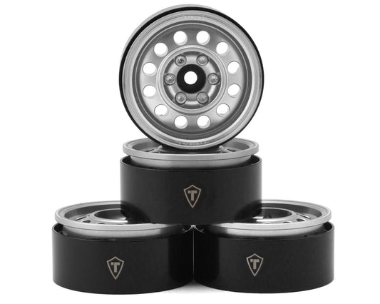 Type I 1.9" Vintage 12-Hole Beadlock Wheels (Silver) (4)