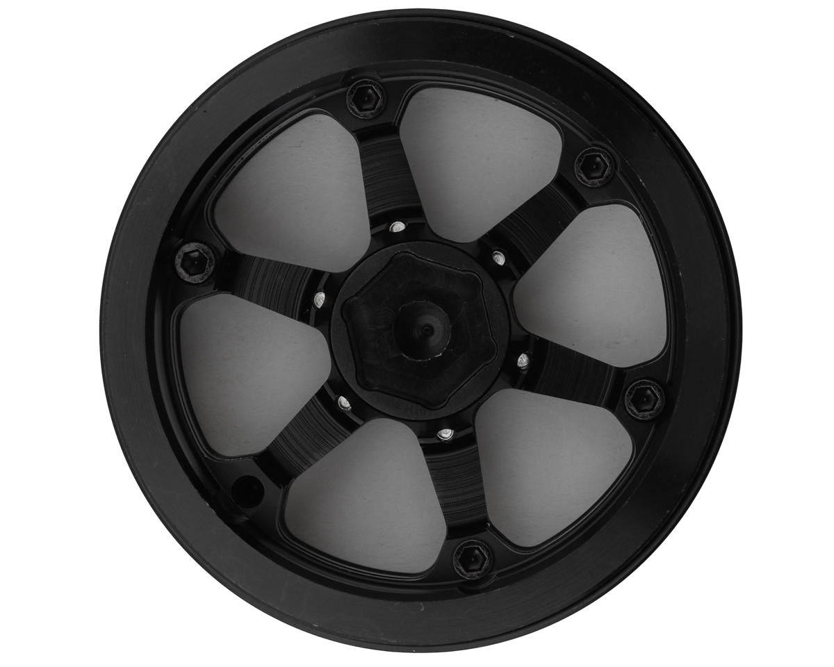 Type 4P 1.9" 6-Spoke Beadlock Wheels (Black) (4)