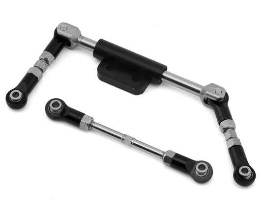 Vanquish H10 Optic 7075 Aluminum Hydro Ram Steering Links Set (Black)