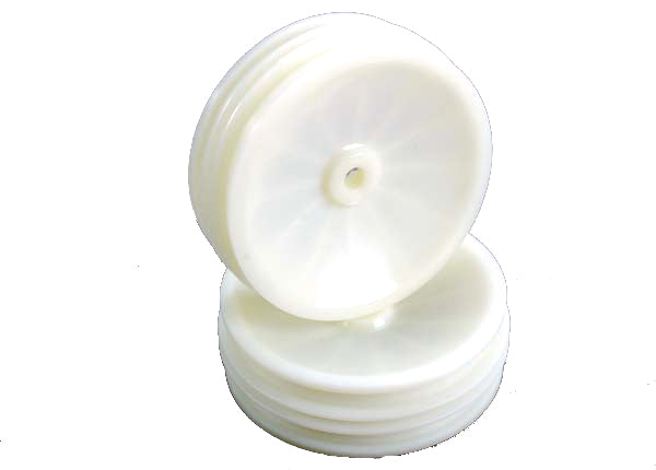 2.2" Bandit Front Dish Buggy Wheels (2) (White)