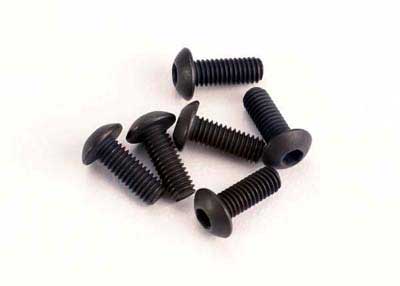 3x8mm Button Head Hex Screw (6)