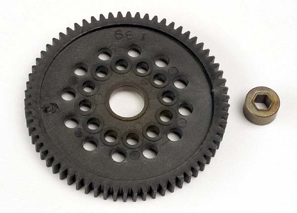 66T Spur Gear 32 Pitch with Bushing