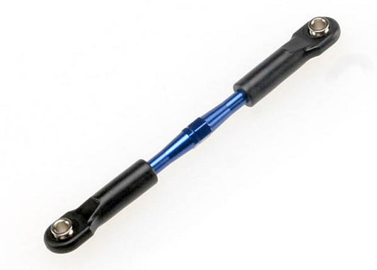 Blue-Anodized Aluminum Turnbuckle, 49mm with Rod Ends