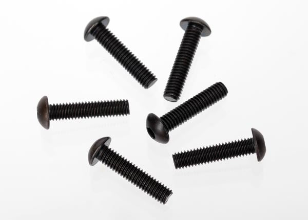 4x18mm Button-Head Machine Screws (Hex Drive) (x6)