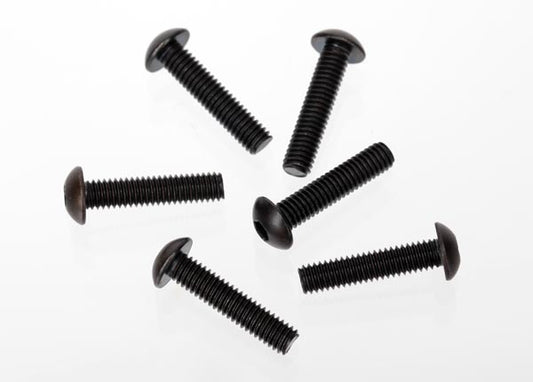 4x18mm Button-Head Machine Screws (Hex Drive) (x6)