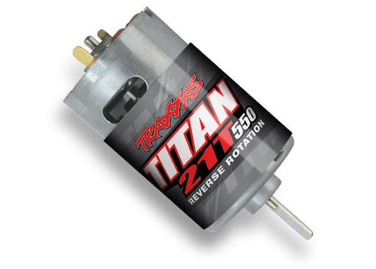 Titan 550, reverse rotation 21-turn brushed motor