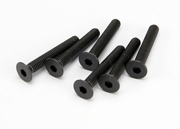 3x20mm countersunk machine (hex drive) (x6)