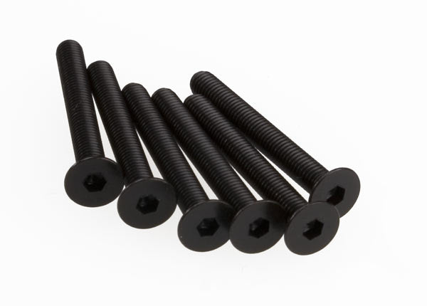 3x25mm Countersunk Machine (Hex Drive) (x6)
