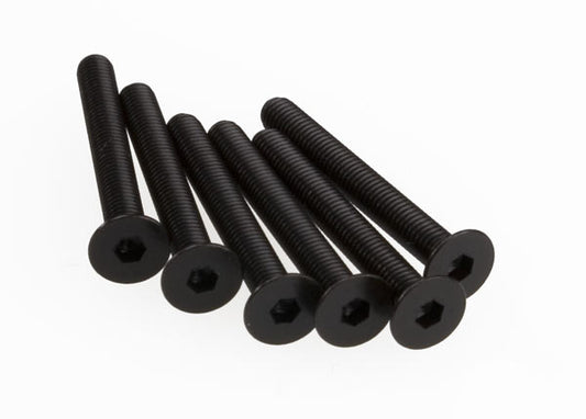 3x25mm Countersunk Machine (Hex Drive) (x6)