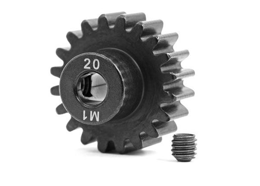 Gear, 20-T Pinion (Machined, Hardened Steel) (mod1)