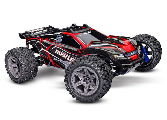 Traxxas Rustler 1/10 4X4 BL-2s Brushless Stadium Truck RTR-Red