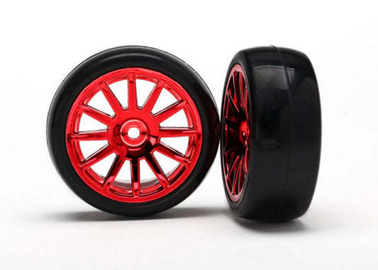 Tires & wheels - assembled - glued - LaTrax