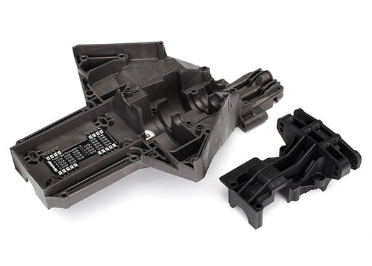 Traxxas Bulkhead, rear upper & lower, center differential