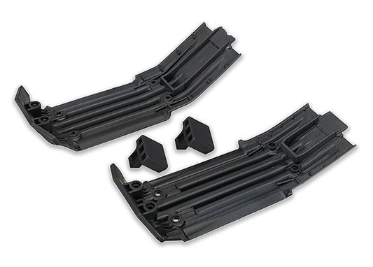 X-Maxx Front & Rear Skidplate w/Rubber Impact Cushion