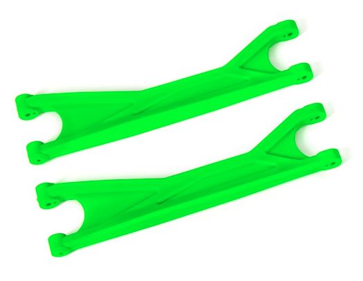 Suspension arms upper Green left/right front/rear (2)