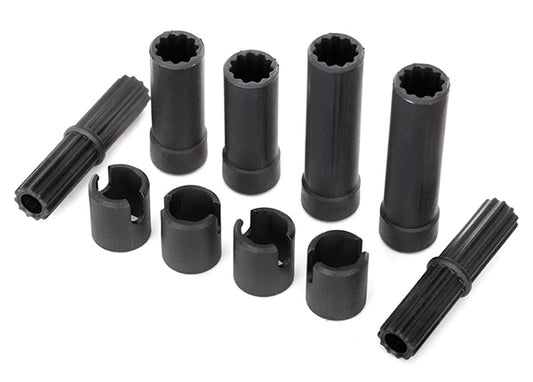 Half shafts, center parts