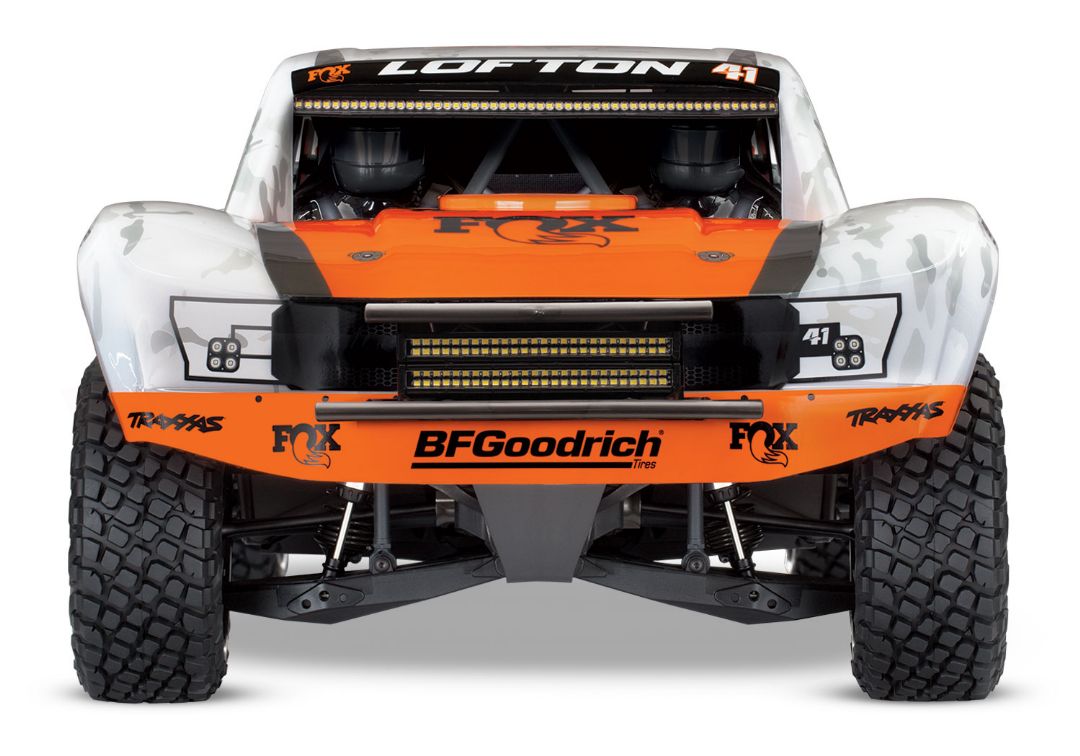 Traxxas UDR Unlimited Desert Racer 4X4 VXL LED TSM 1/7e FOX SUR-COMMANDE - Pour les grands Traxxas UDR Unlimited Desert Racer 4X4 VXL LED TSM 1/7e FOX SUR-COMMANDE - Pour les grands